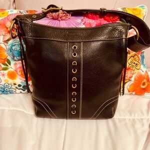 Coach Vintage/Y2K Coach Chelsea Black leather duffle bag